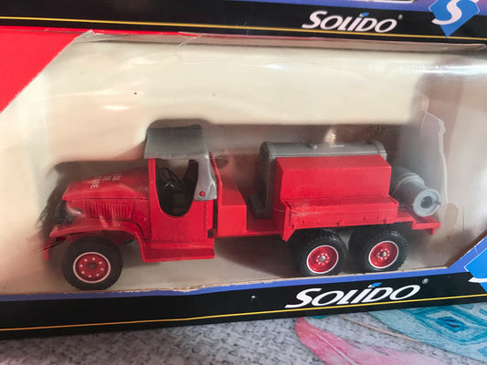 Voiture Miniature Pompiers Camion 3116 GMC Citerne Solido TonerGam 1/50