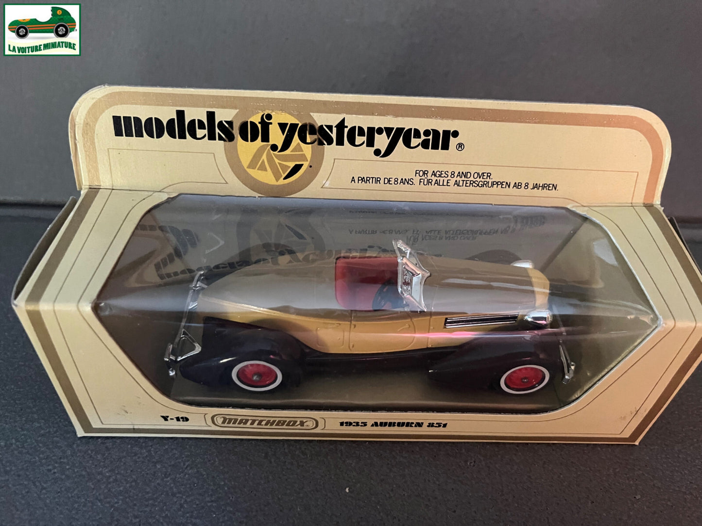Voiture Miniature 1935 Auburn 851 Y-19 Matchbox Models of Yesteryear 1/42