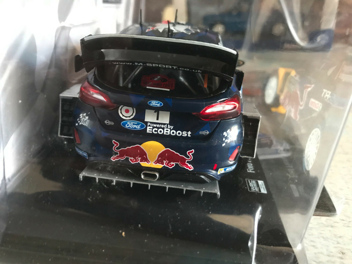 Voiture Miniature Ford Fiesta WRC Rallye Monte Carlo 2017 Ogier Ingrassia 1/24