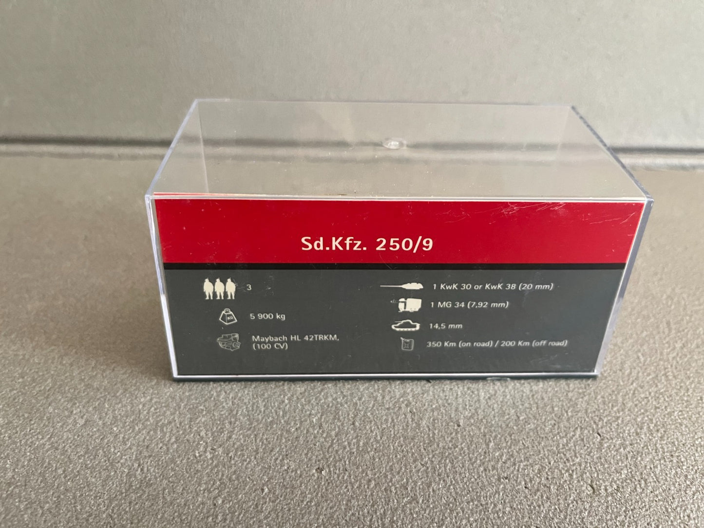 Miniature Militaire Char Tank Blindé Sd.Kfz. 250/9 Vimperk 1945 Altaya 1/72