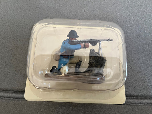 Soldat Plomb 1914 1918 NSL Editions Atlas Tireur Fusil Mitrailleur Chauchat N°4