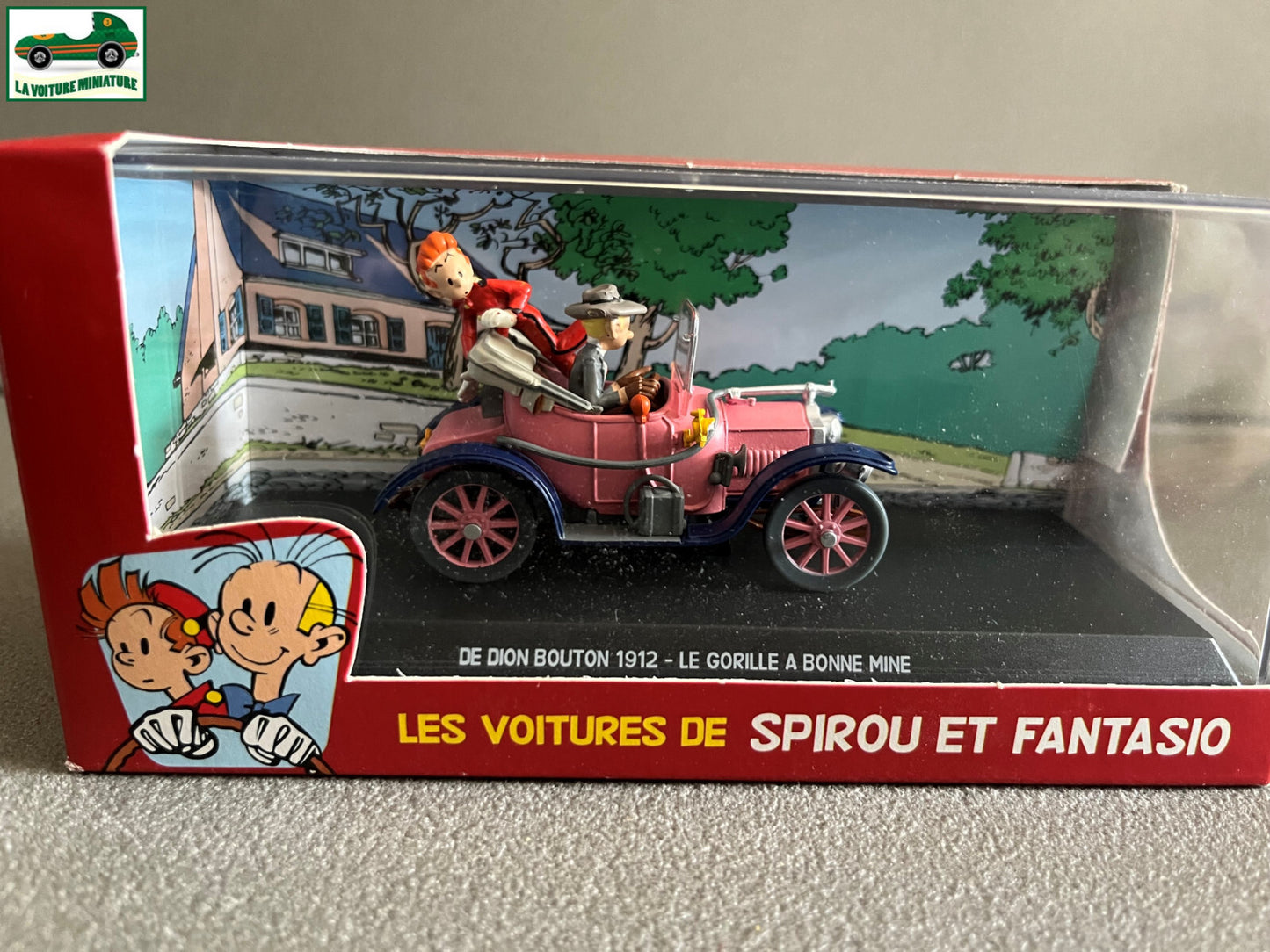 Voiture Miniature De Dion Bouton 1912 La Gorille à Bonne Mine Spirou 1/43