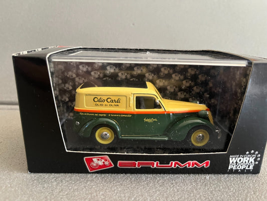 Voiture Miniature Fiat 1100E Olio Carli Brumm au 1/43