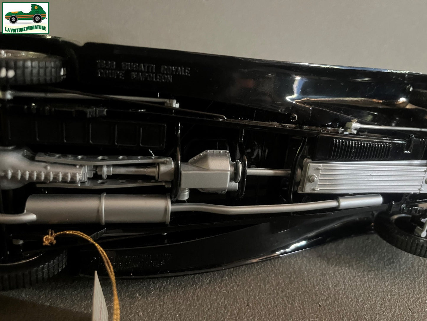 Voiture miniature Bugatti Royale Coupé Napoleon 1930 Franklin Mint 1/24 Défauts