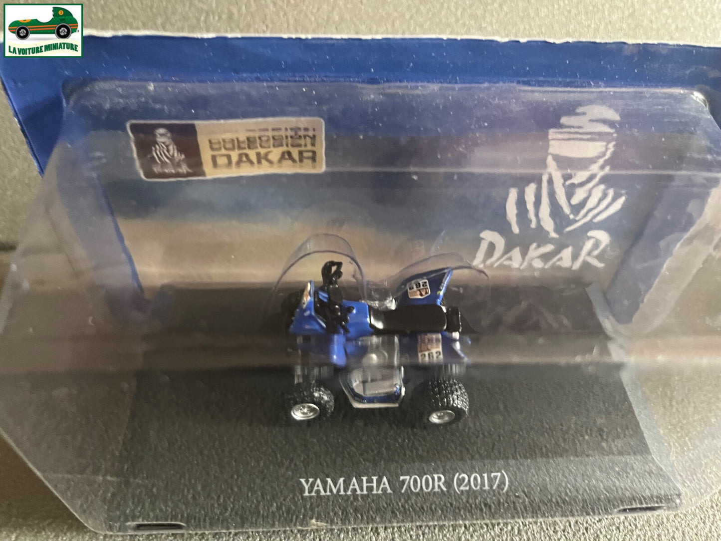 Voiture miniature Quad Yamaha Raptor 700R 2017 Rallye Paris Dakar 1/43