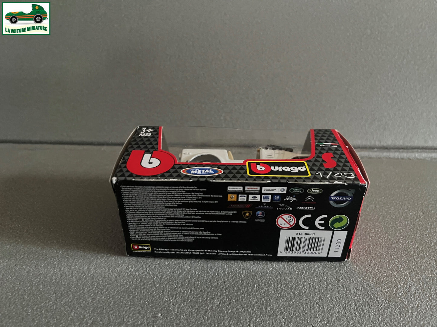 Voiture Miniature Jeep Wrangler Burago au 1/43