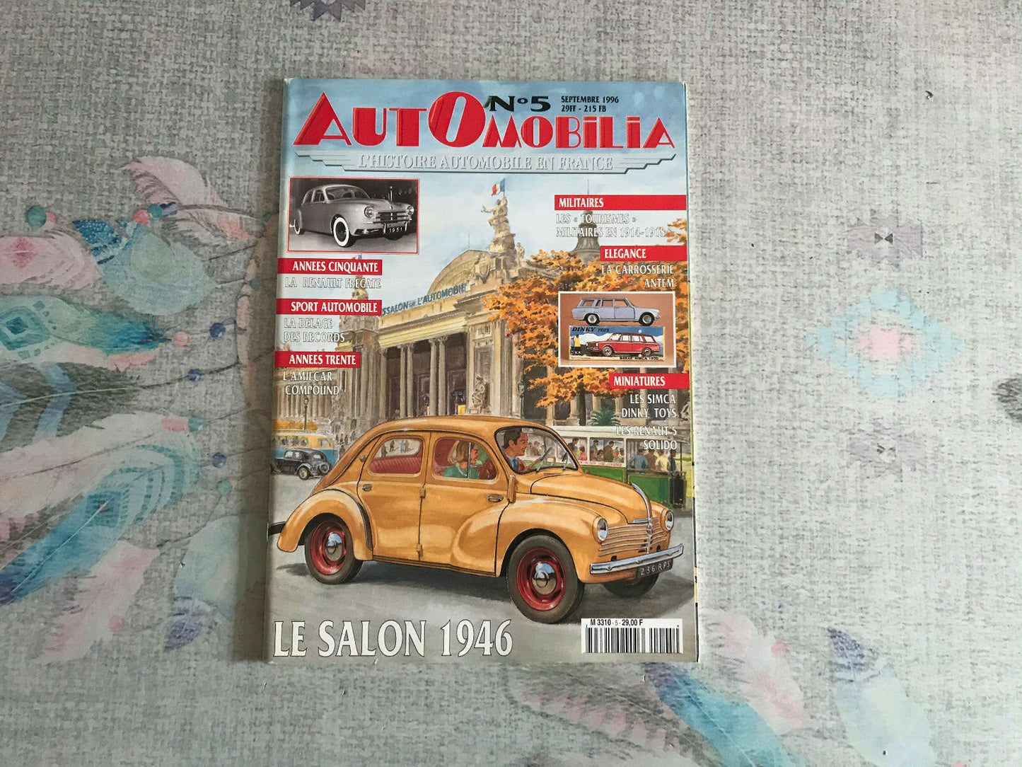 Livre Revue Voiture Automobile Automobilia N°5 1996