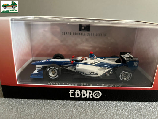 Voiture Miniature KCMG Elyse SF14 Formula 2014 F1 Ebbro au 1/43