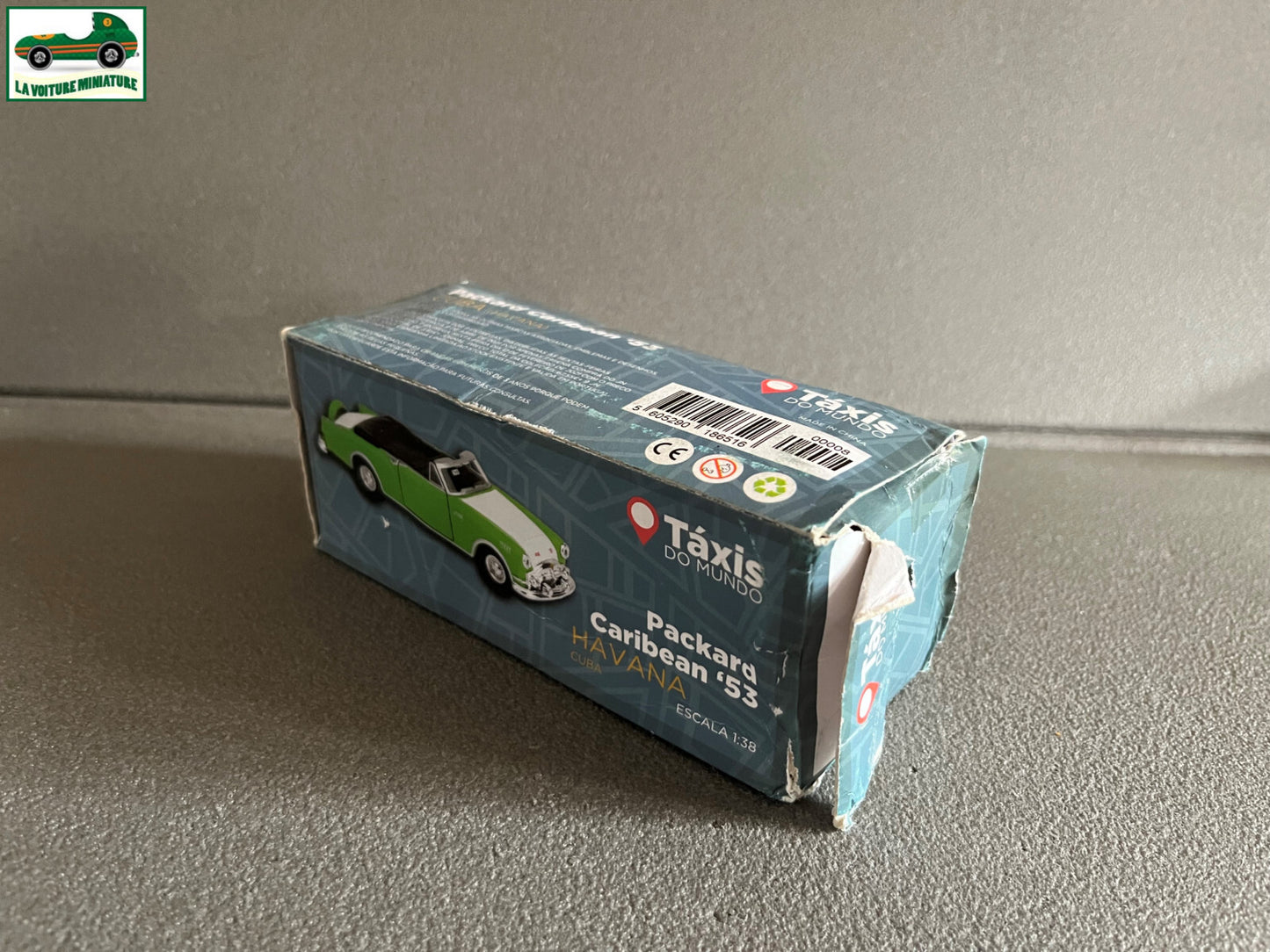 Voiture Miniature Packard Caribean 1953 Havana Taxi du Monde Welly au 1/38