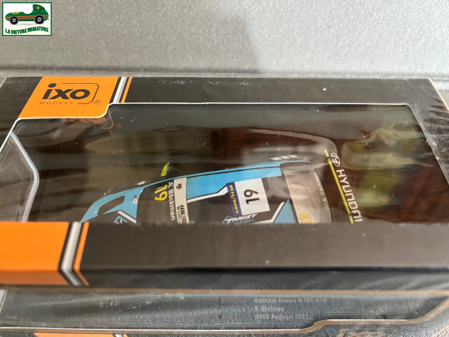 Voiture Miniature Hyundai Elantra N TCR #19 Portugal 2021 Rallye Ixo au 1/43