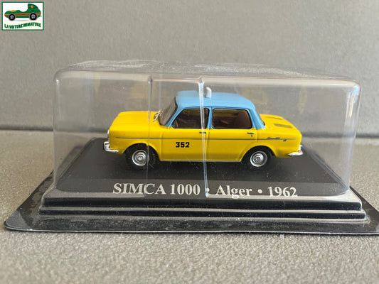 Voiture Miniature Simca 1000 Alger 1962 Taxi Du Monde au 1/43 Altaya