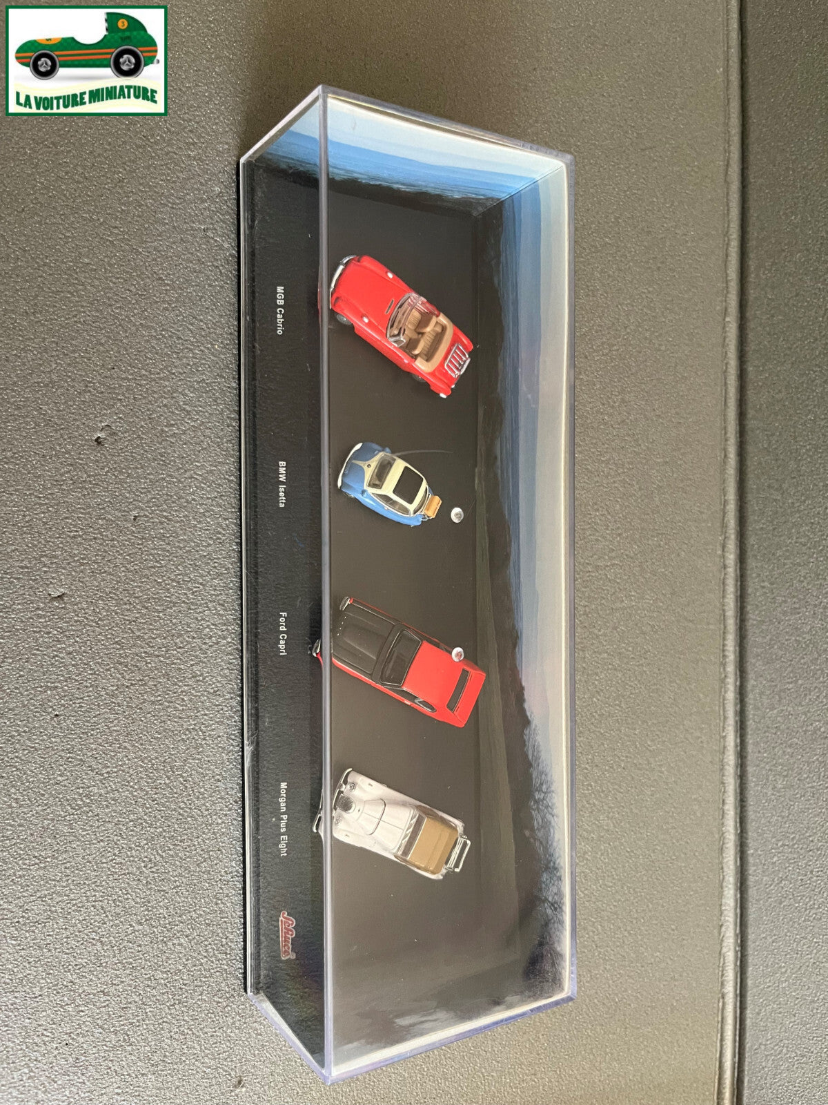 Voiture miniature Coffret Schuco MGB BMW Isetta Ford Morgan au 1/72