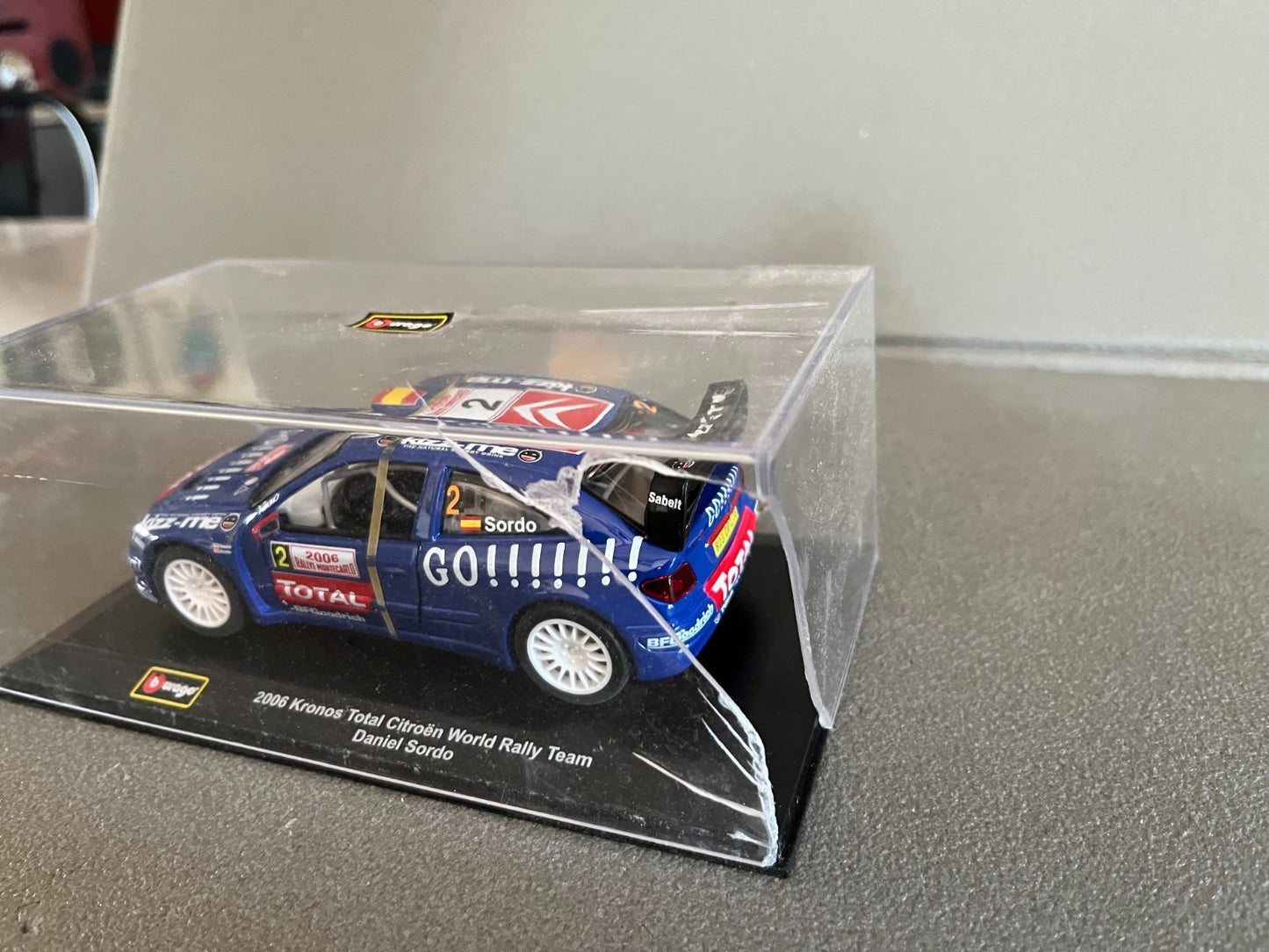 Voiture Miniature 2006 Citroen WRC Kronos Rallye Sordo Monte Carlo Burago 1/32