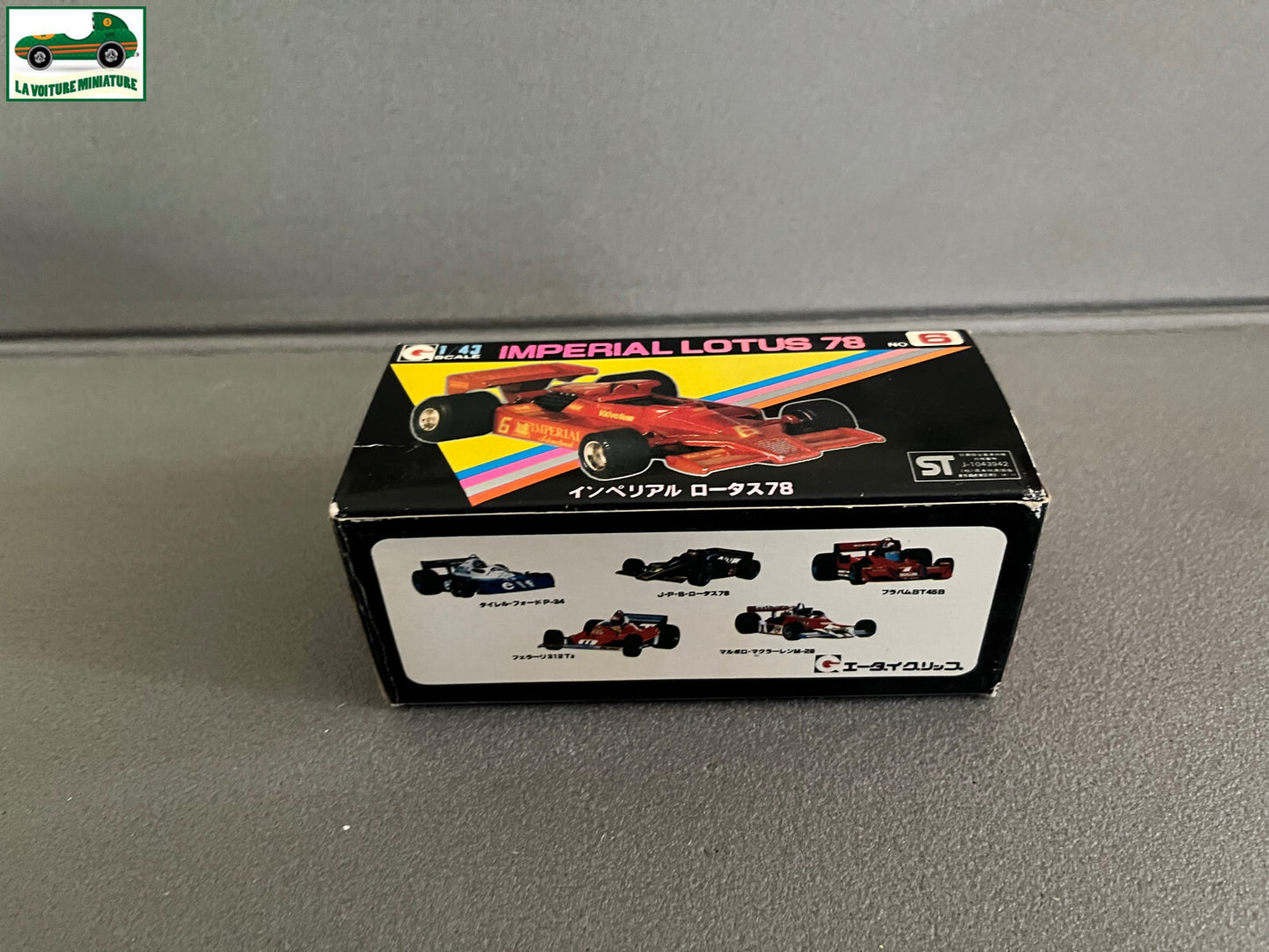 Voiture Miniature Formule 1 F1 Imperial Lotus 78 Technica Japan au 1/43