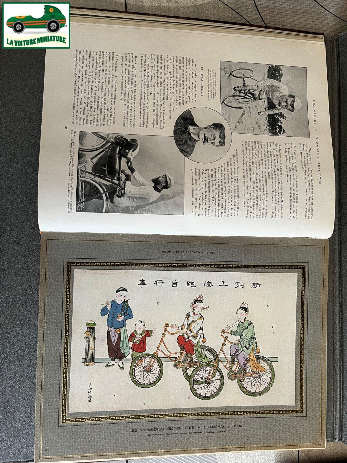 Ancien Livre Voiture Automobile Histoire de la Locomotion Terrestre