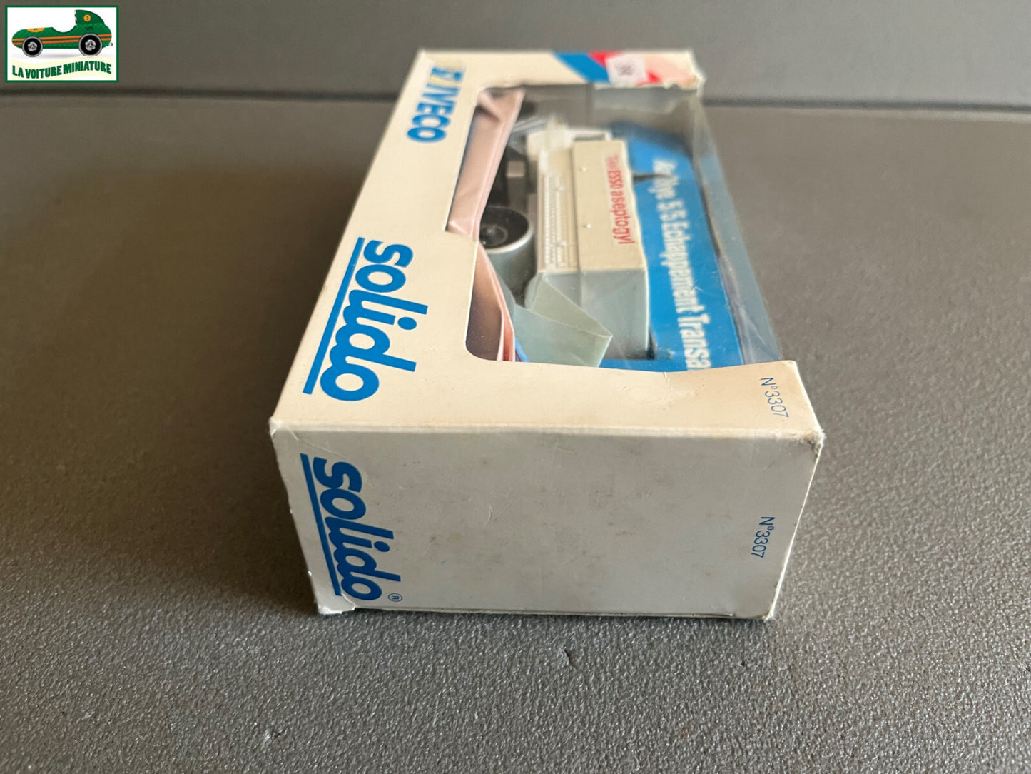 Voiture miniature camion Iveco Rallye team Esso Solido 1/50