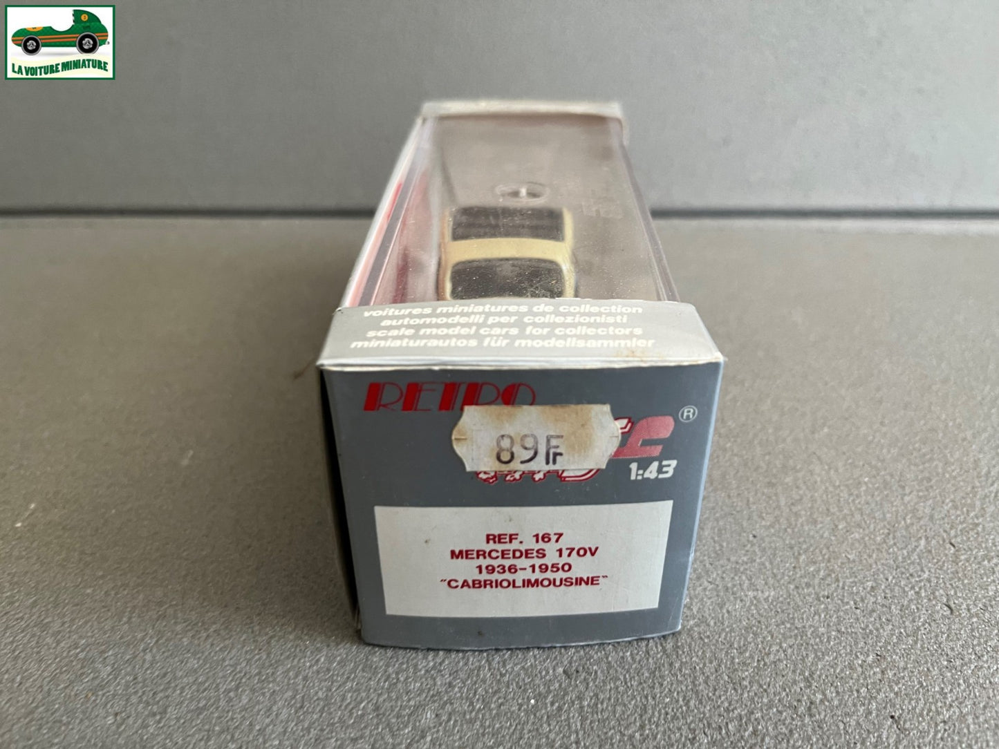 Voiture Miniature Mercedes 170 V Cabriolimousine Retro Vitesse au 1/43