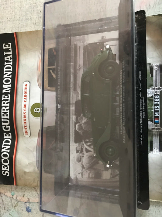 Voiture Miniature Militaire Hotchkiss 686 Cabourg Marine Nationale France 1/43