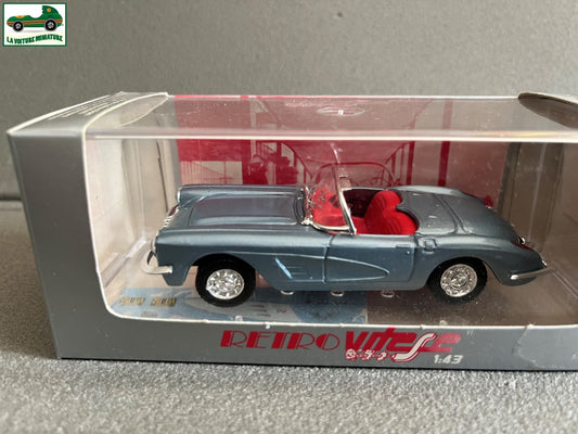 Voiture Miniature Chevrolet Corvette Open Cabriolet Retro Vitesse au 1/43