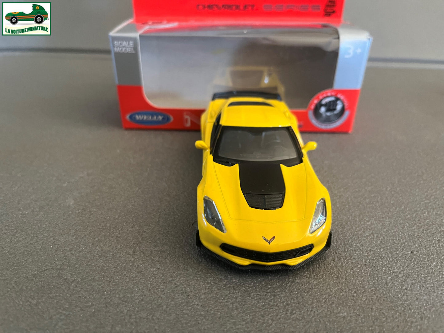Voiture miniature Chevrolet Corvette Z06 2017 Welly 1/34 - 1/36 - 1/39