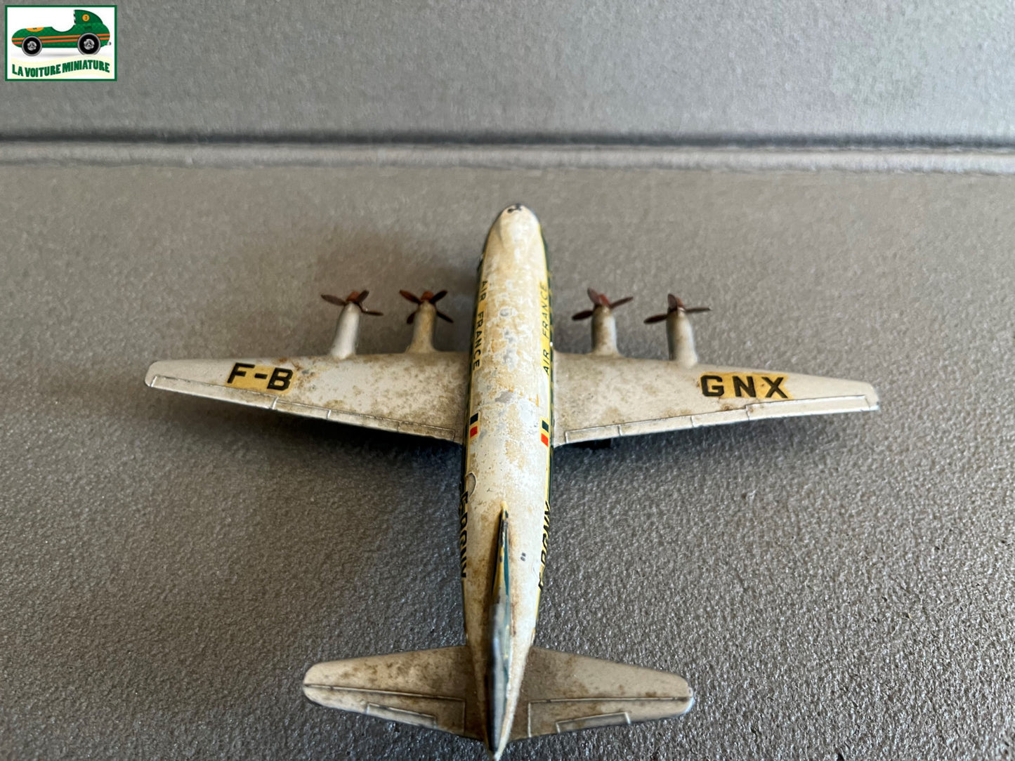 Ancienne Miniature Dinky Toys Avion Vickers Viscount 60E Meccano France Epave