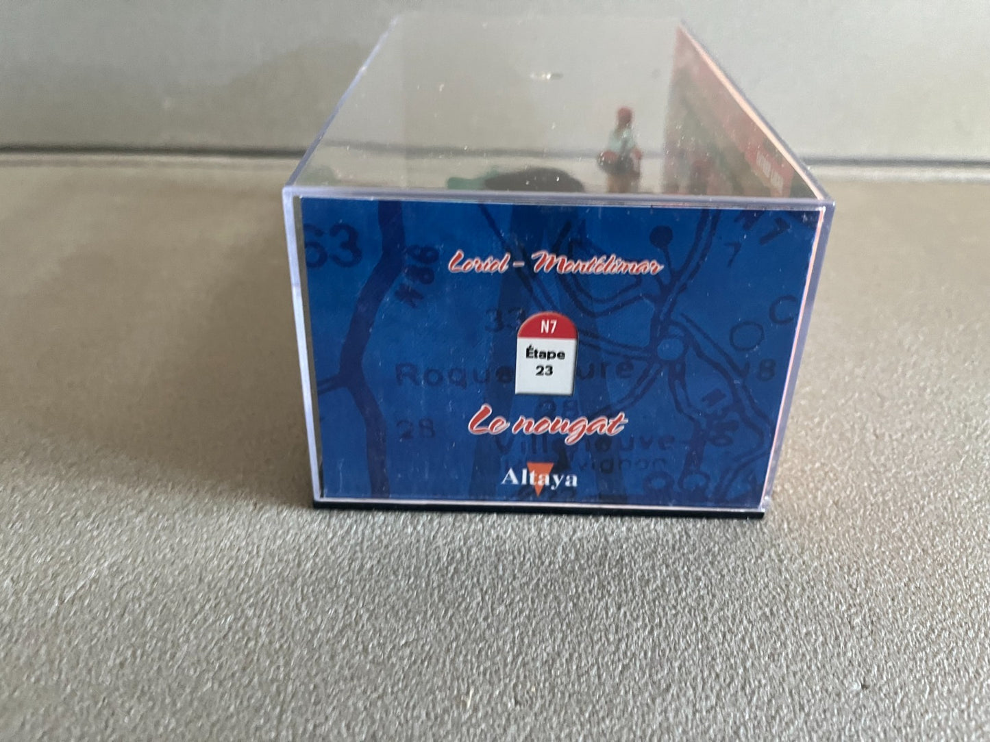 Voiture Miniature Simca Aronde Grand Large Etape 23 La Route Bleue RN7 1/43