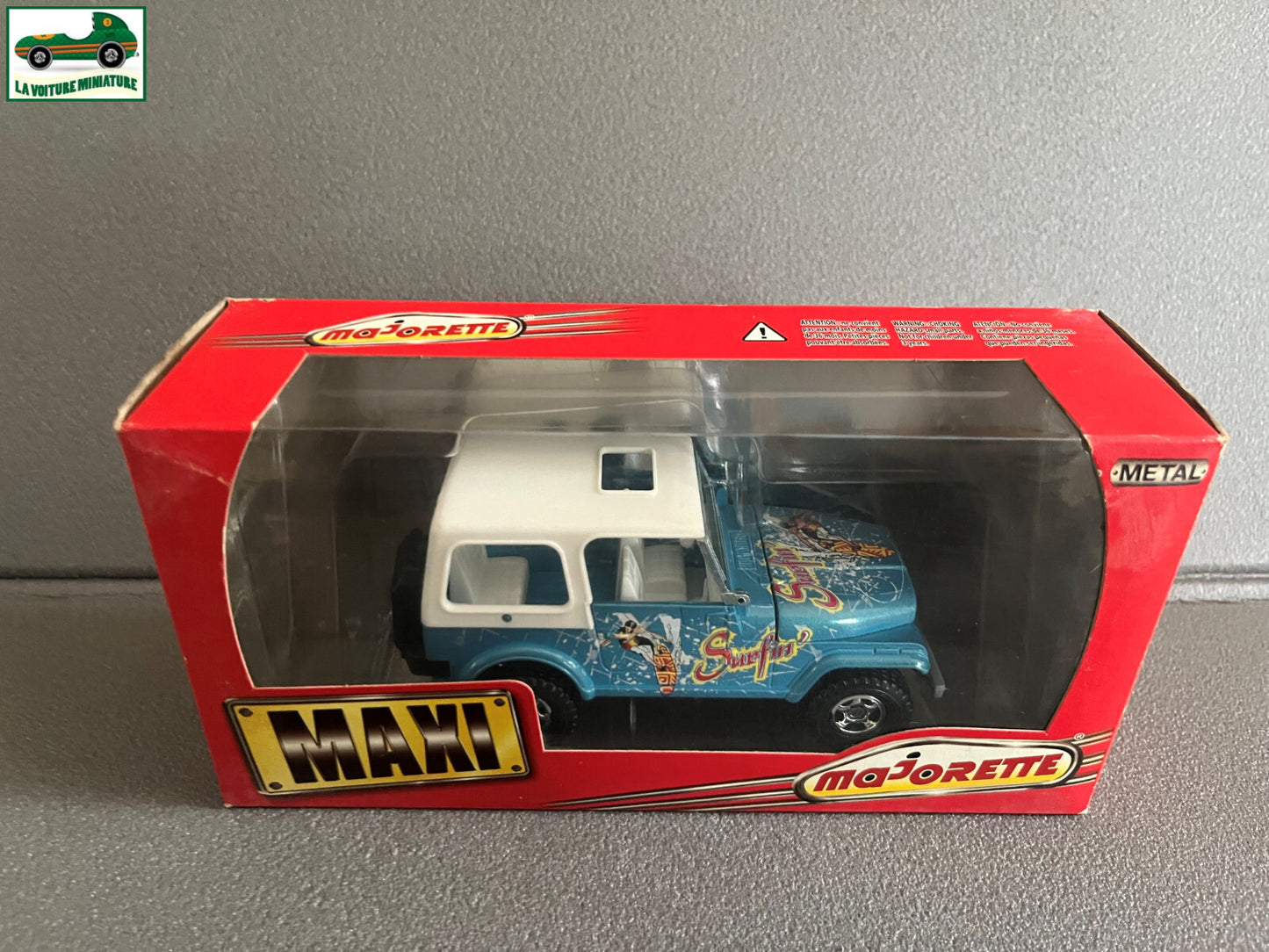 Voiture miniature Jeep Surfin 4x4 Maxi Majorette Série 3000