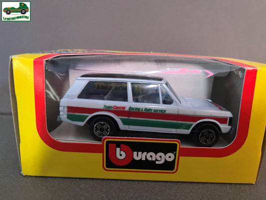 Voiture miniature Range Rover Team Castrol cod. 4156 Burago au 1/43