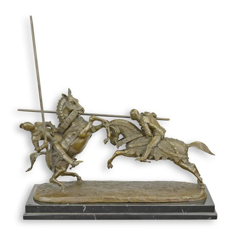 STATUE MODERNE SCULPTURE BRONZE MORT MONSEIGNEUR LE DUC DE CLARCE
