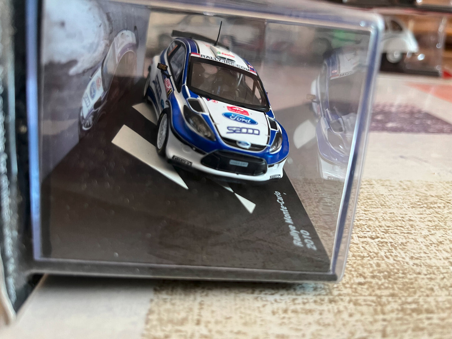 Voiture miniature Ford Fiesta S2000 2010 Rallye Monte Carlo WRC au 1/43