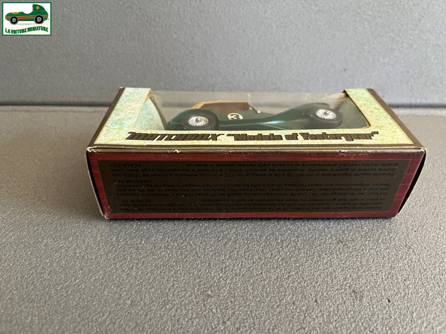Voiture miniature ancienne 1945 MGTC Y-8 Matchbox 1/35