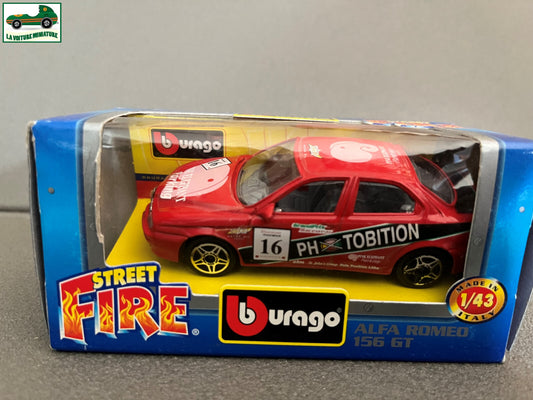 Voiture miniature Alfa Romeo 156 GT Burago au 1/43