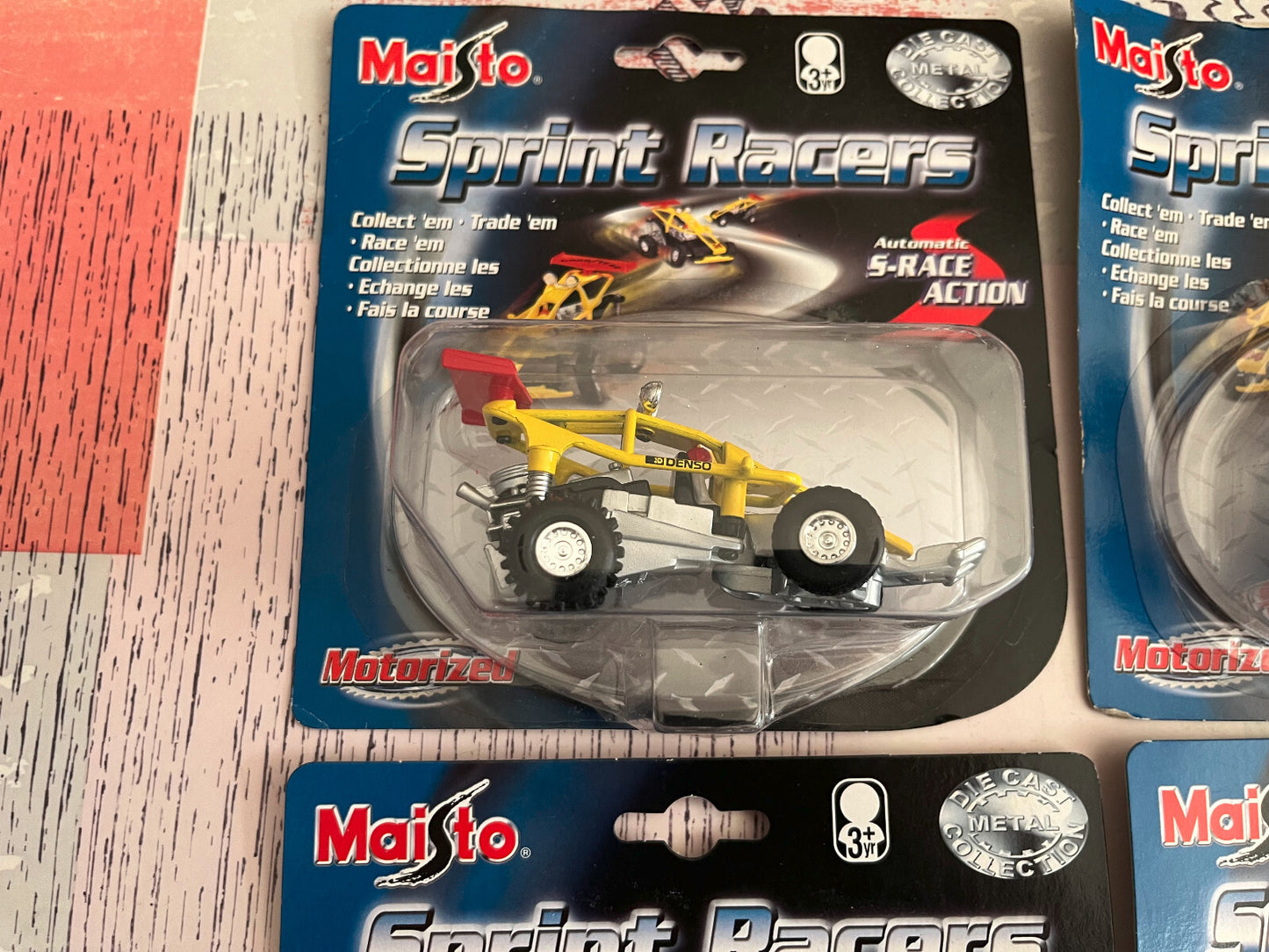 Voiture Miniature Lot de 4 Buggy Maisto Sprint Racers 2001 2002