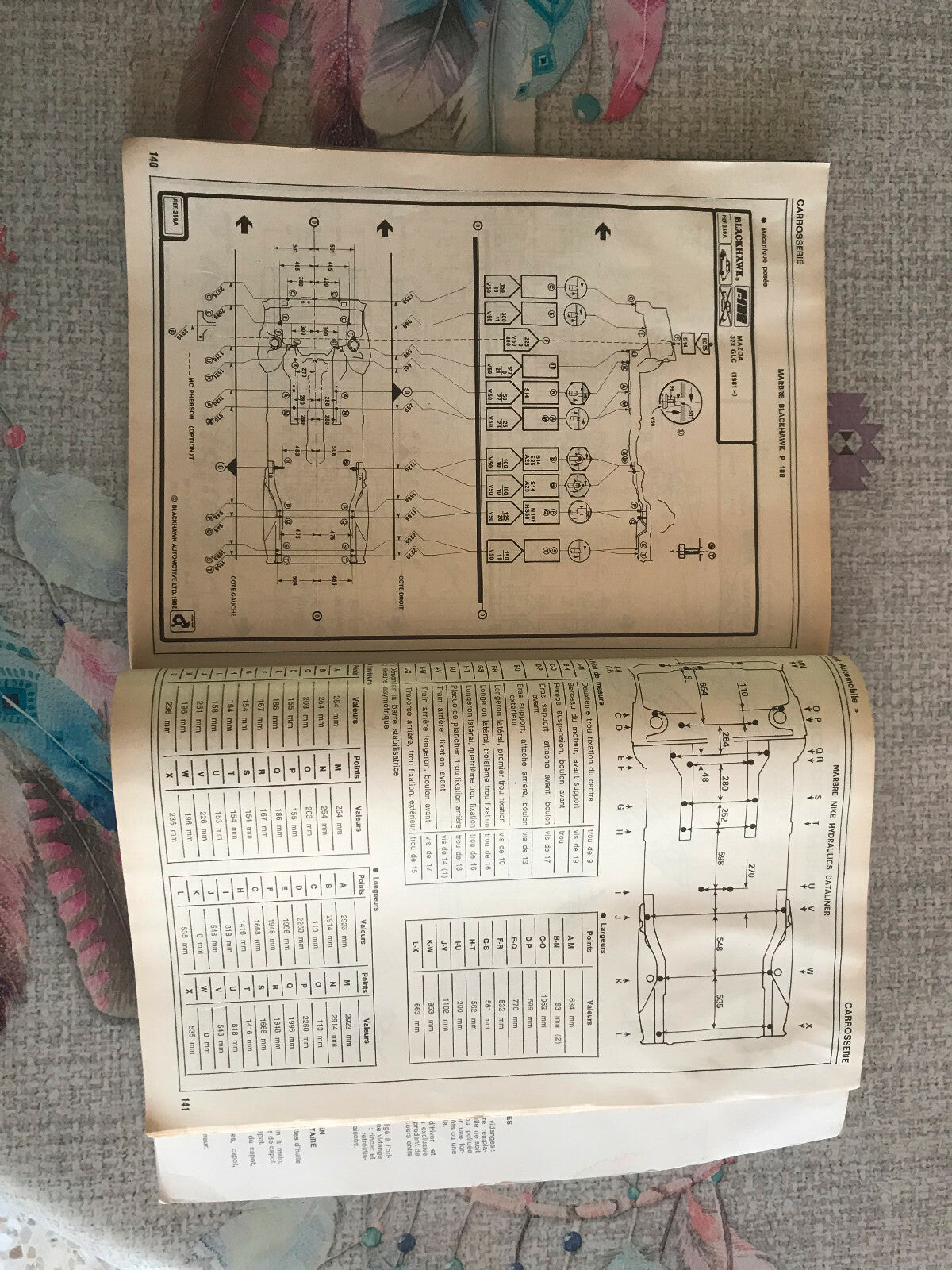 Livre Revue Technique Automobile Mazda 323 FF et LL