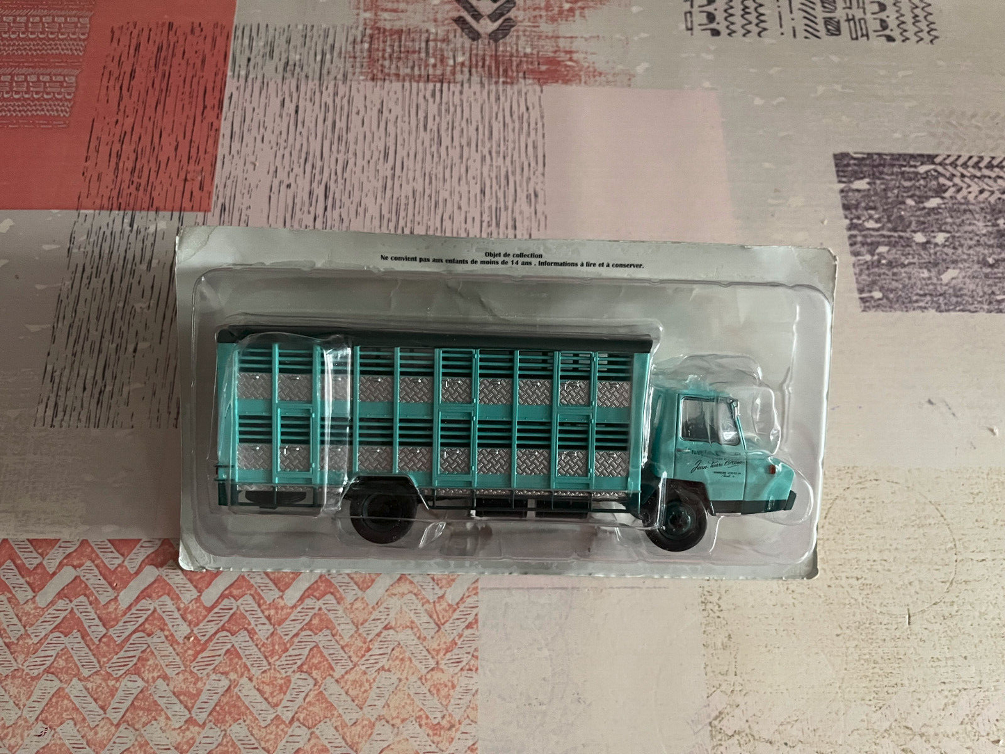 Voiture miniature Camion Berliet Stradair 10 Cochonnière Hachette 1/43