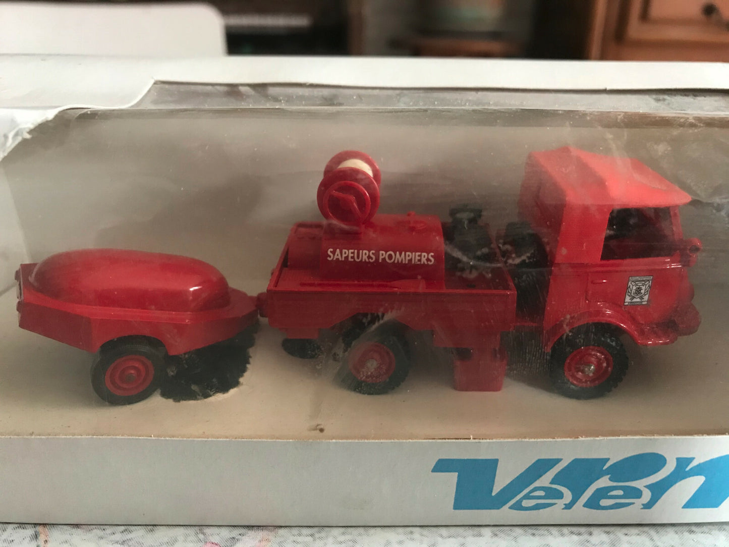 Miniature Pompiers Camion Renault 4x4 Citerne Motopompe Verem V139 1/50 1/43