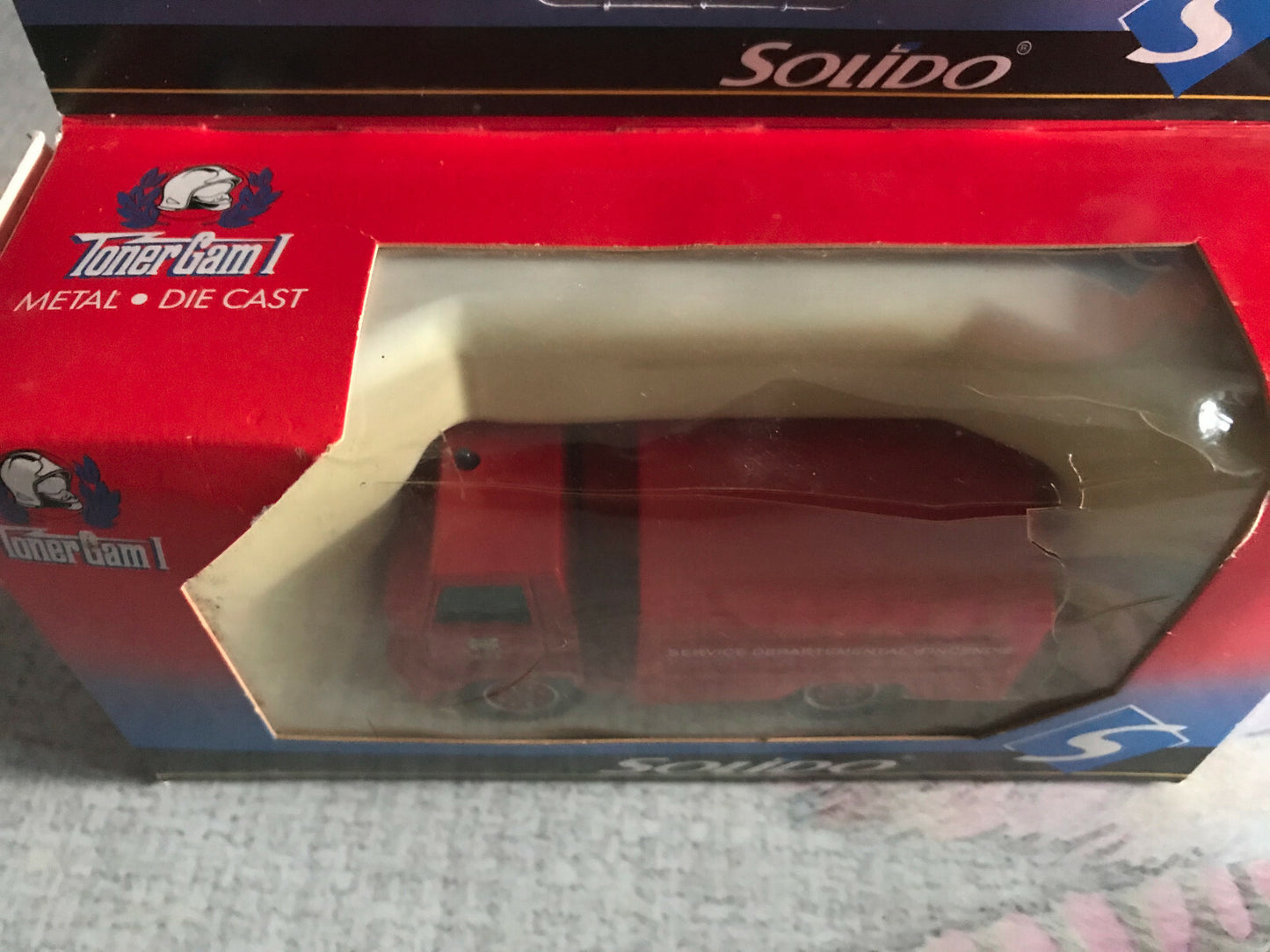 Voiture Miniature Pompiers Camion 2162 Berliet 4x4 Tuyaux Solido TonerGam 1/50