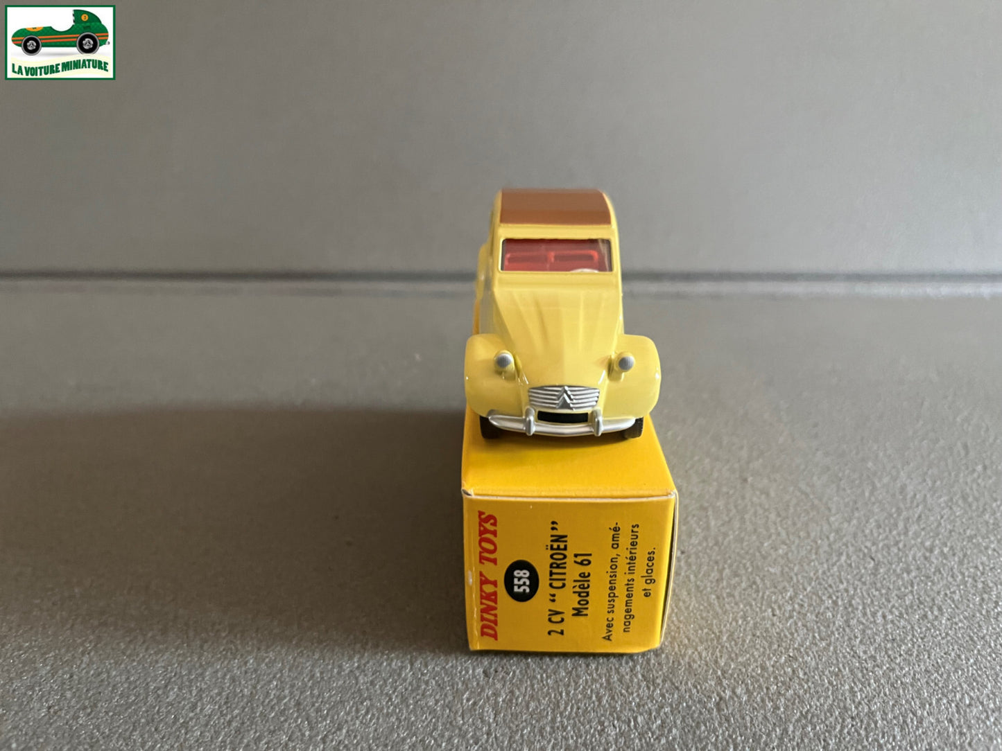 Voiture miniature Citroen 2CV Modèle 61 558 Dinky Toys Atlas