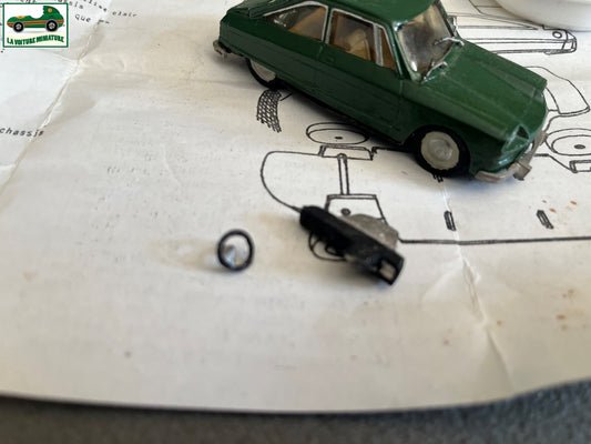 Voiture Miniature Kit Métal Ancien Prototype Citroen M35 Quiralu au 1/43