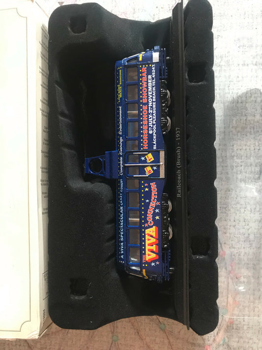 Voiture Miniature Tramway Railcoach Brush 1937 Ixo Atlas au 1/87