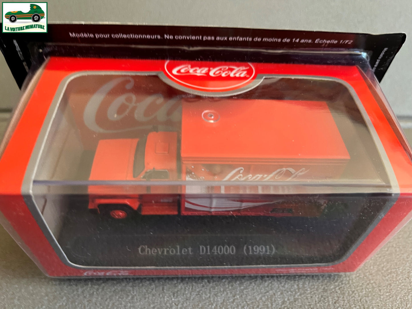 Voiture miniature Camion Livraison Coca Cola Chevrolet D14000 1991 au 1/72
