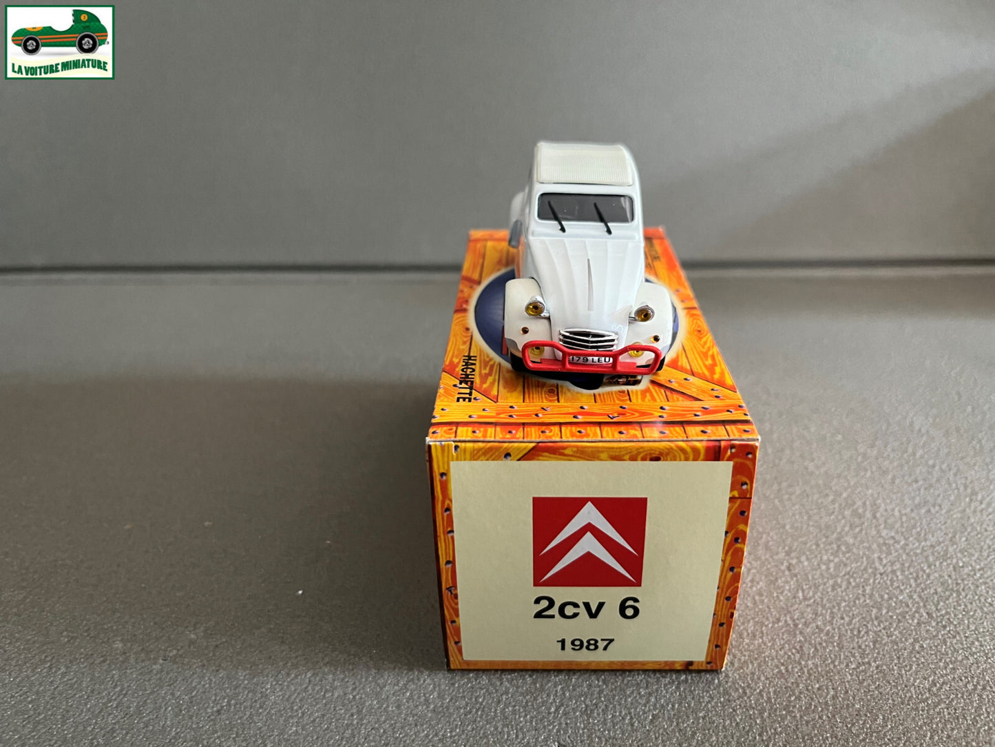 Voiture miniature Citroen 2cv Rudolph Norev Hachette au 1/43