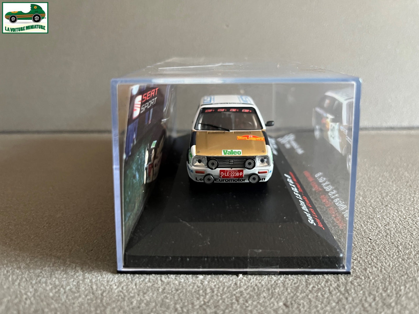 Voiture Miniature Seat Ibiza 1.5 GLX Gr.B Rallye Catalunya 1986 au 1/43