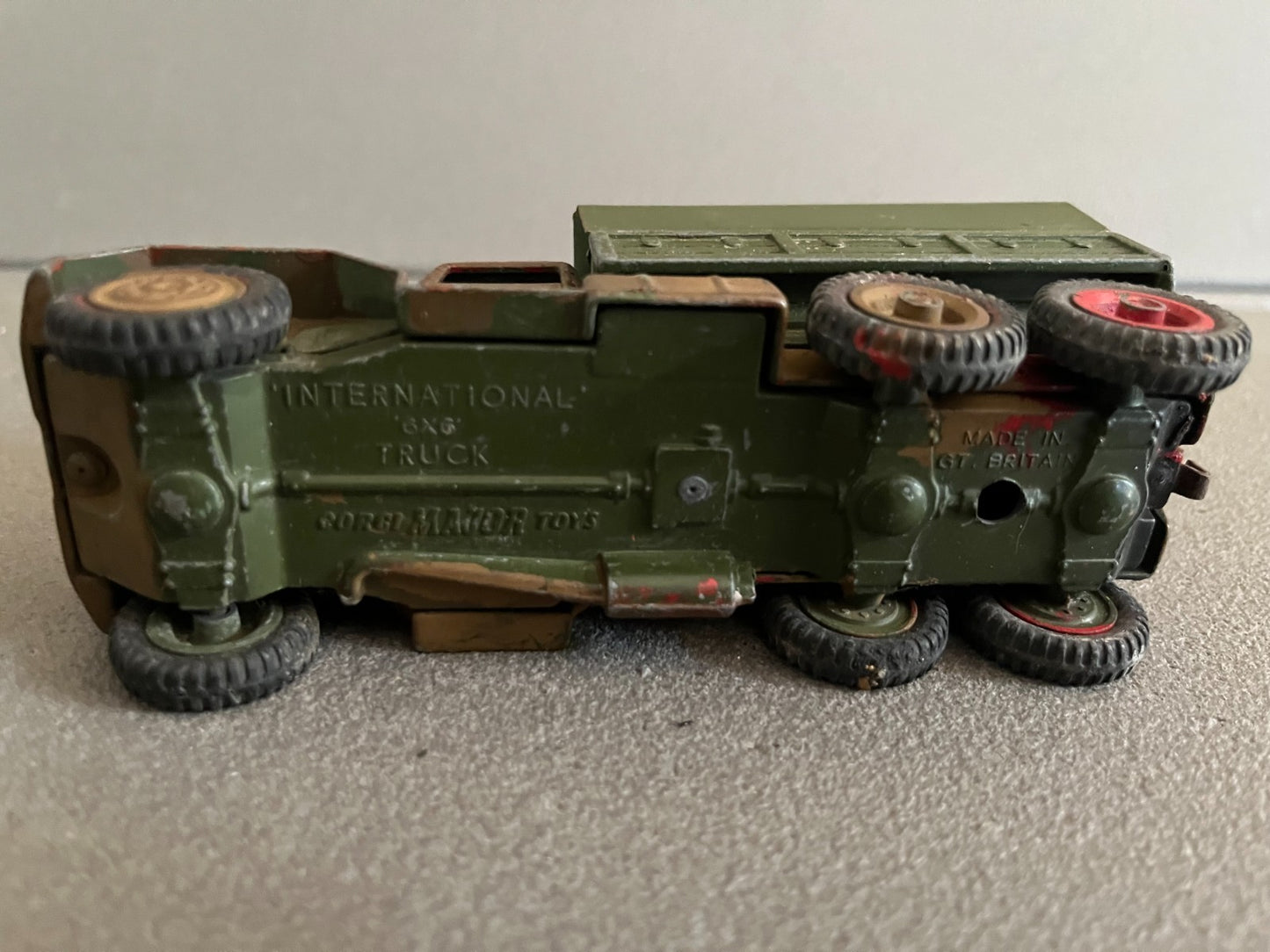 Ancienne Miniature Camion International Truck Corgi Toys Gt Britain Epave