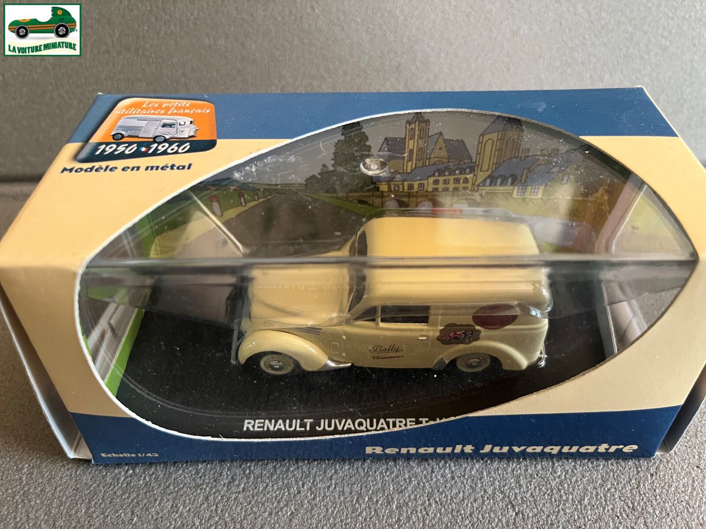Voiture Miniature Utilitaire Renault Juvaquatre Bally Atlas Eligor 1/43