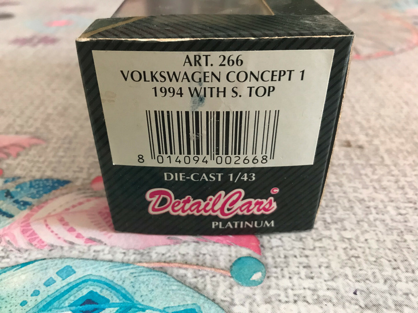 Voiture Miniature Volkswagen Concept 1 Detailcars New Beetle Coccinelle 1/43