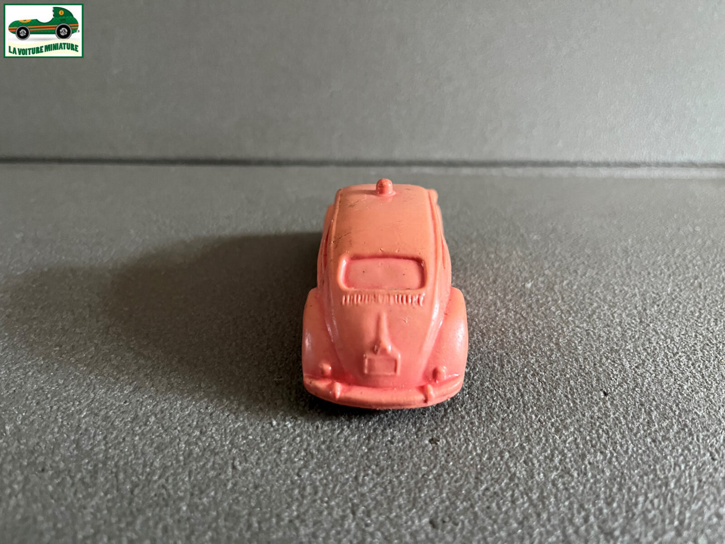 Voiture Miniature Ancien Volkswagen Cox Tomte Lardal Norway Plastique Gomme 1/43