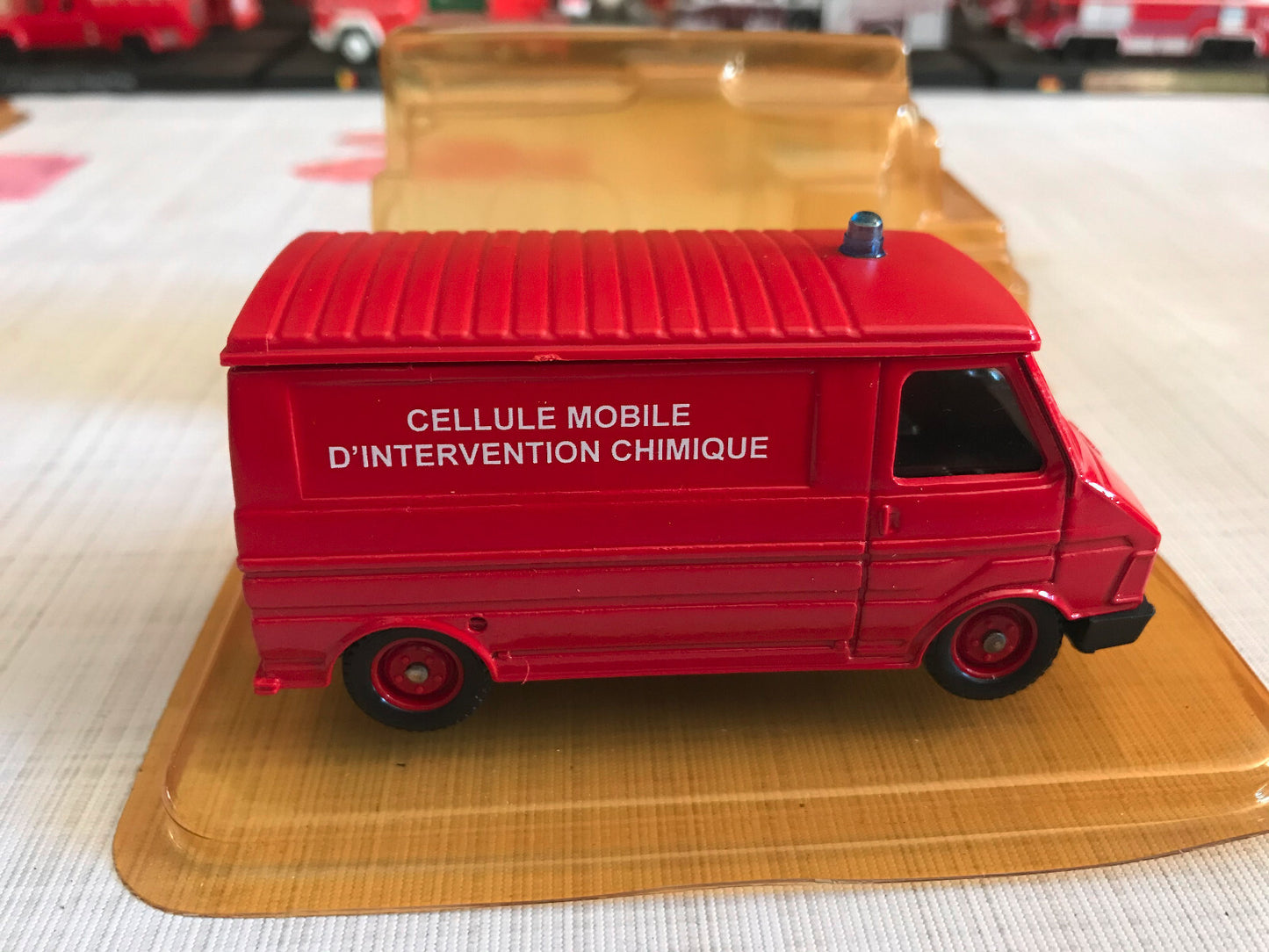 Voiture Miniature Pompiers Citroen C35 VSAB Solido au 1/50