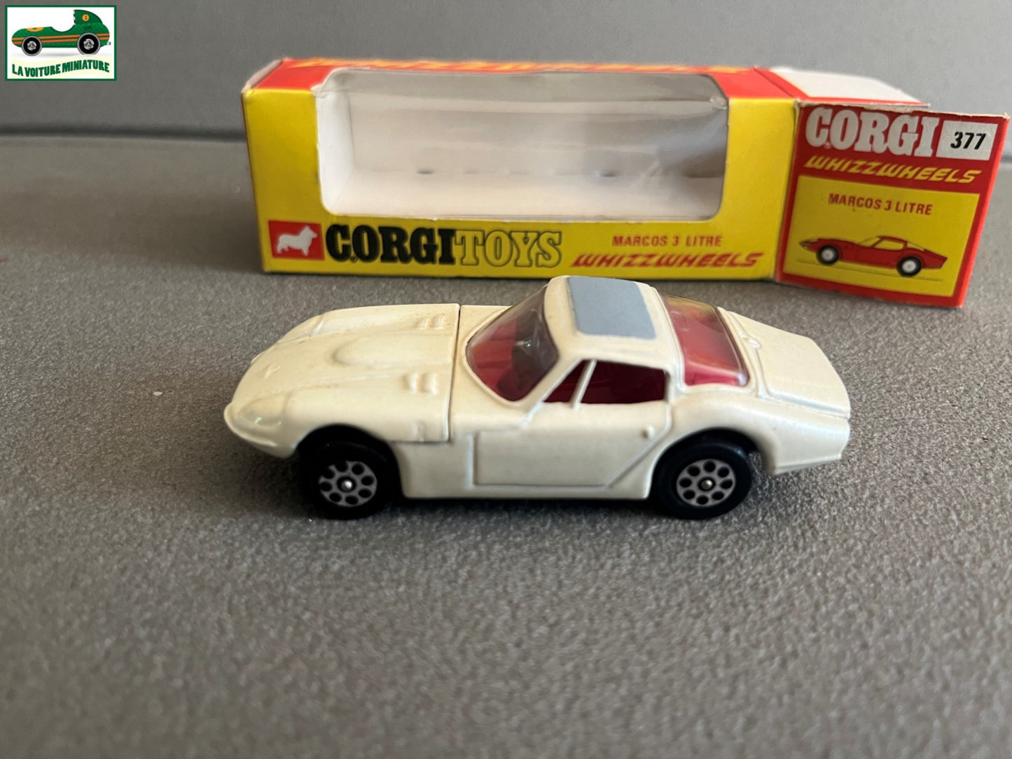 Ancienne Miniature Voiture Corgi Toys WhizzWheels Marcos 3 Litre GT Britain