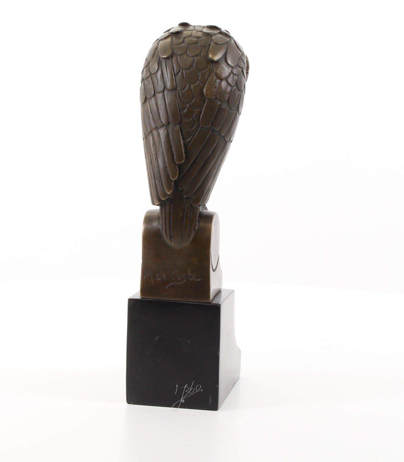 Statue Sculpture Bronze Art Déco Nouveau Hibou Chouette DSBJ-50 Moderne
